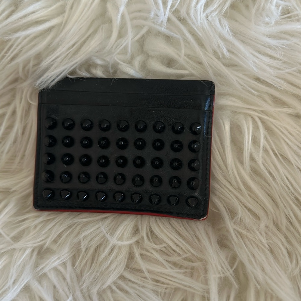 Christian Louboutin spike card holder